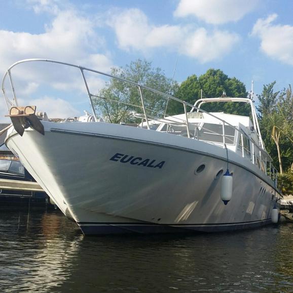 Hotel Eucala Motor Yacht East Molesey Zewnętrze zdjęcie